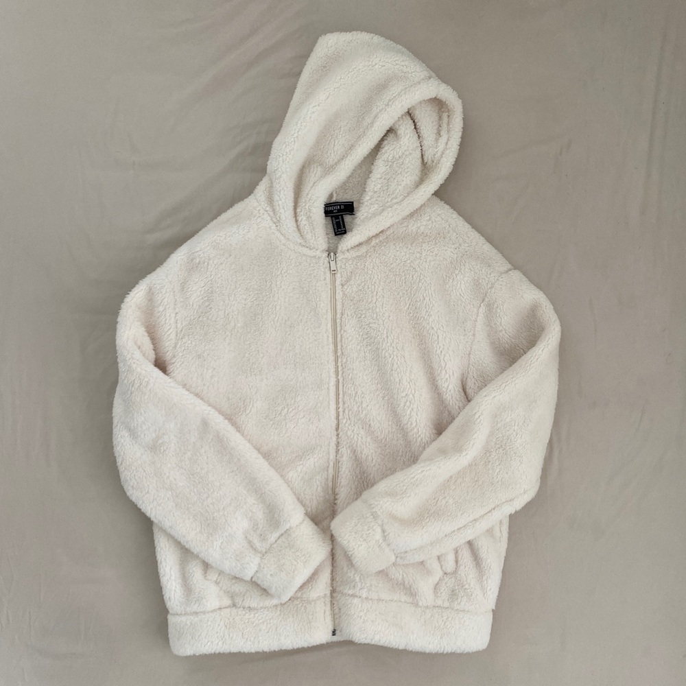 Forever 21 Hooded Teddy jacket